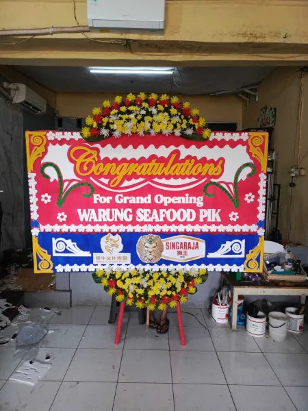 Papan Bunga Ucapan Selamat The Lodge Maribaya Lembang
